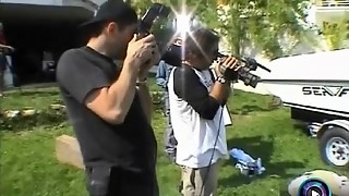 Behind-the-scenes hard-core boink featuring Sylvie Taylor, Nikki Montana and Maria