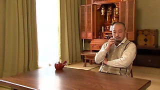 Akiho Yoshizawa in Bride Plowed by her Dad in Law part 1.2