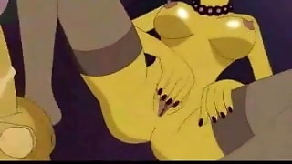 The Simpsons homemade pornography + Four way fucky-fucky from Scooby Doo