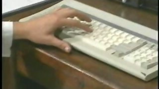 Busty midget fucked on a table