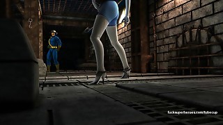 Cyclops and Mystique bustling escapade